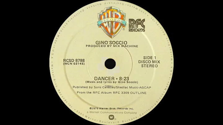 Gino Soccio - Dancer (Warner Bros  Records 1979)