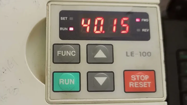 LG Inverter Run/Stop Frequency control by analog Signal PLC Fatek