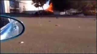 Video of Paul Walker In Burning Car - 