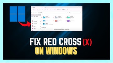 How To Remove Red Cross Mark From Folders & Icons in Windows 10/11 | How To Fix X Sign on Files