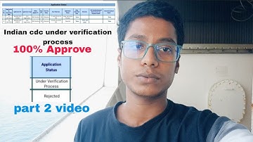 Cdc under verification process 100% approve part 2 video