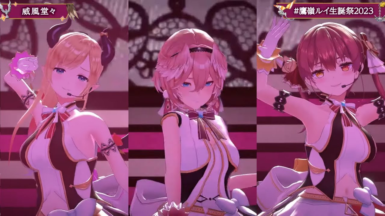 lui-choco-and-marine-sing-ifuudoudou-lui-takane-hololive-youtube