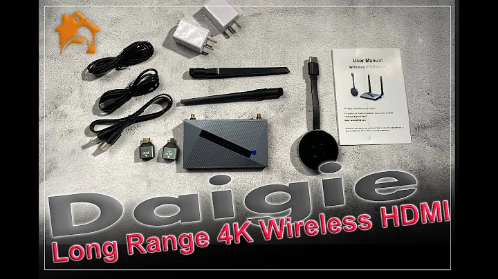 Daigie Wireless HDMI Transmitter & Receiver Kit – Long Range Signal, 98ft  30m Distance