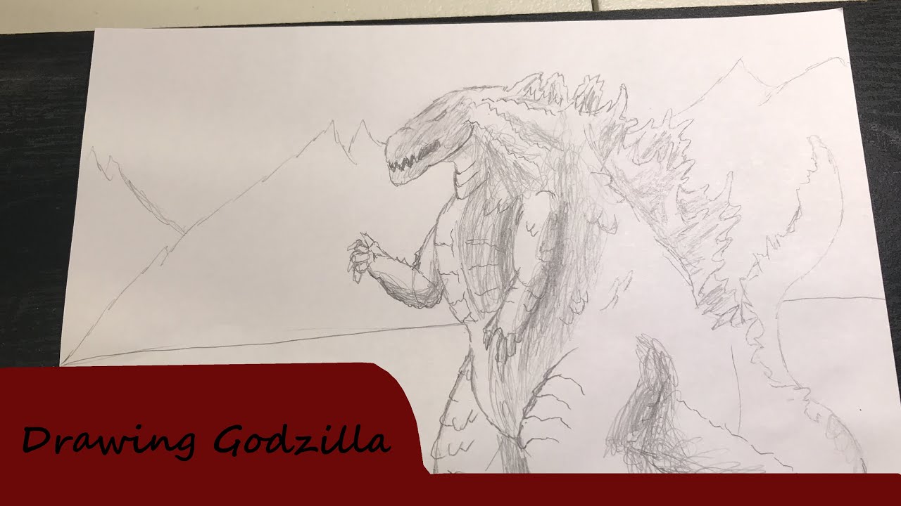 How to draw Godzilla (2019) - YouTube