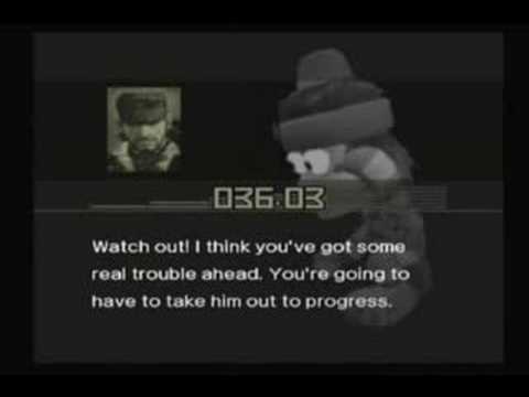 (Mesal Gear Solid) #3) Boss #1 - (Mesal Gear Solid) #3) Boss #1