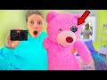 Found Secret Hidden Camera in My Teddy Bear!! (Caught Pond Monster Evidence on Camera, Face Reveal)