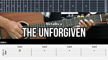 The Unforgiven - Metallica | EASY Guitar Lessons TAB - Guitar Tutorial