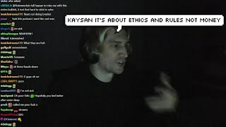 xQc & Kaysan talk about The Tournament Drama