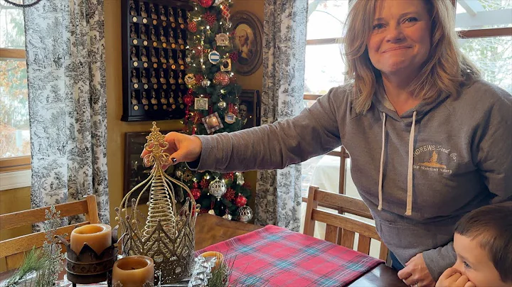 Planting Microgreens in My Parents Potting Shed + a Tour of My Parents Christmas Decor!