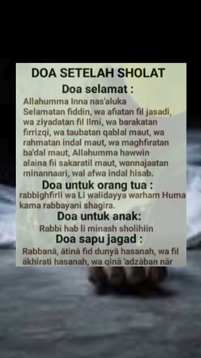 Doa setelah sholat #quotes #statuswhatsapp #dakwah