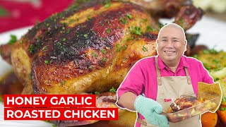 HONEY GARLIC ROASTED CHICKEN RECIPE