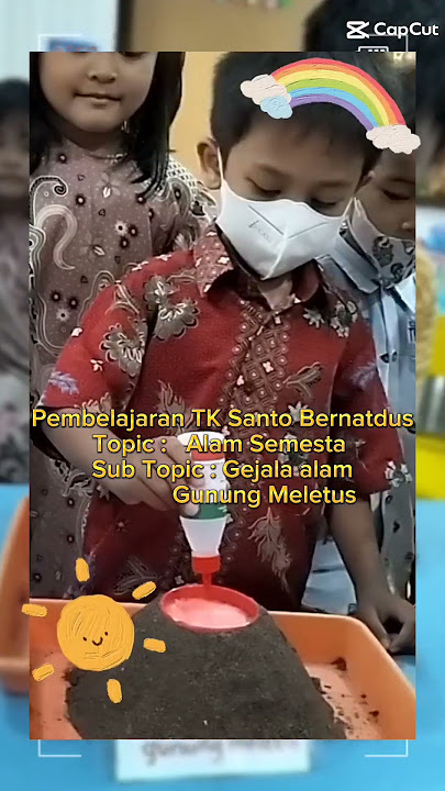 Percobaan sains gunung meletus. introduction:  https://youtu.be/0ZVuJleX4wY