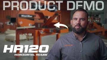HR120 Horizontal Resaw Product Demo | Wood-Mizer USA