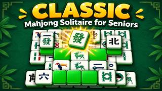 Mahjong Solitaire for Seniors | Classic Puzzle Game Gameplay screenshot 3
