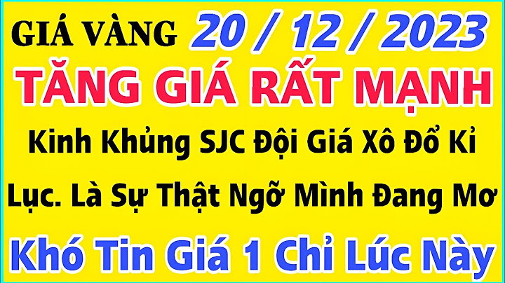 Giá vàng ngày hôm nay bao nhiêu tiền một lượng