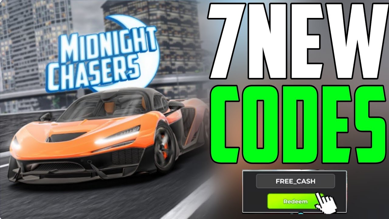 *NEW* ALL WORKING CODES FOR MIDNIGHT CHASERS OCTOBER 2025! Roblox ...