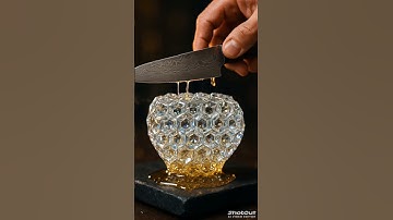 honeycomb cutting #asmr #aivideos #shorts