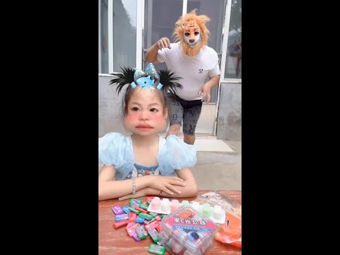 #Father-daughter comedy #The story of growing up as a human baby #How cute are human babies