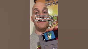 The fastest way to beat Super Mario World
