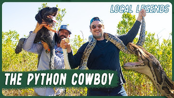 Brad Catches a GIANT PYTHON in the Everglades with The Python Cowboy! | Local Legends | Brad Leone