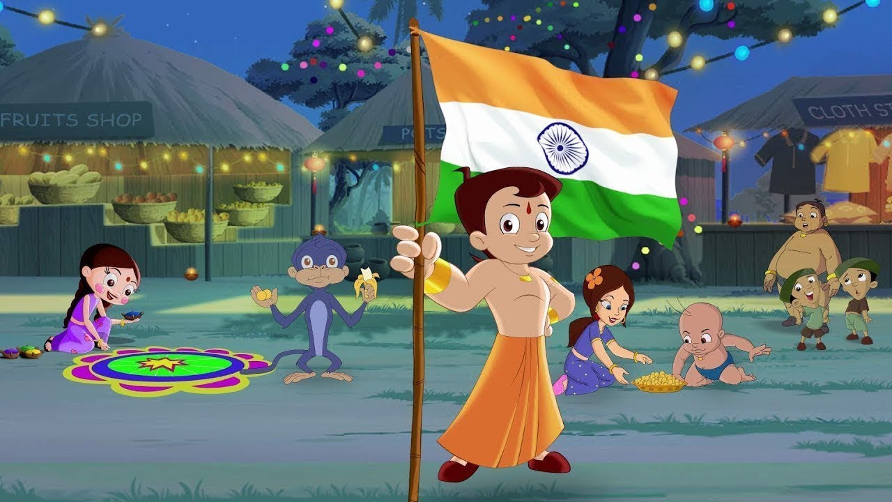 Happy Independence Day - Chhota Bheem & Team
