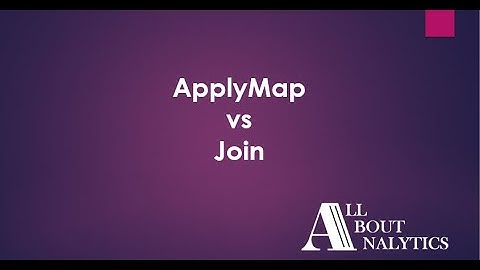 Qlik Sense Tutorials [All in 60 Minutes] - ApplyMap vs Join