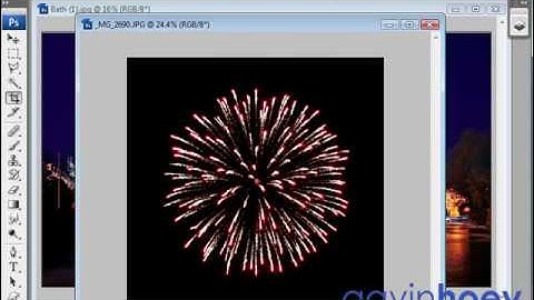 Add fireworks to your photos - Photoshop Week 25