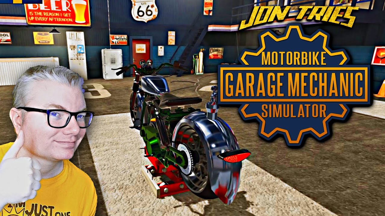 Motorbike Garage Mechanic Simulator Jon Tries YouTube
