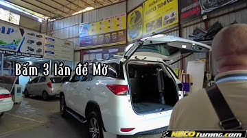 Nâng cấp cốp điện tự động Toyota Fortuner