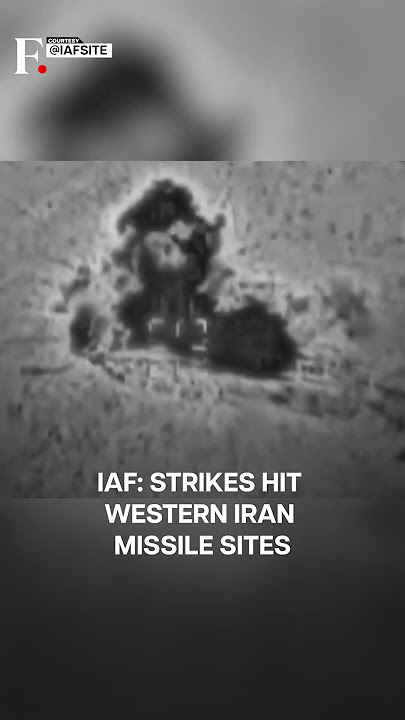 WATCH: Israeli Air Force Releases Video of Strikes in Western Iran | Subscribe to Firstpost | N18G
