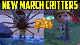 New March Critters  | March Bug Guide | March Fish Guide | March Sea Creature Guide | ACNH Fish