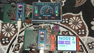 CAN BUS STM32 MCP2551 TX RX ILI9486 8 BIT ILI9341 SPI STM32F103