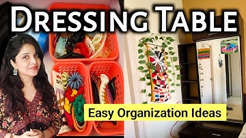 Dressing table ORGANIZATION IDEAS | My Dressing Table Tour | How to Organize Dressing table #howto