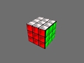 3d view of rubiks cube