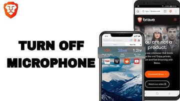How To Turn Off Microphone On Brave Private Web Browser App