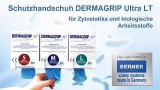 Berner Safety - Dermagrip Ultra LT(Das SafeDon-System vermeidet bis zu 96% der Kreuzkontaminationen beim Anziehen der Handschuhe - der Dermagrip ist ein kurzer Nitrilhandschuh für den ..., 2014-02-19T12:19:45.000Z)