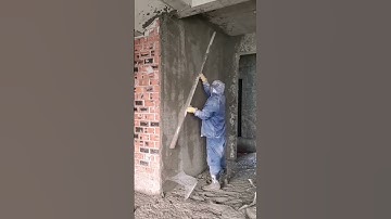 Applying process of fiber mesh for strengthening the cement wall