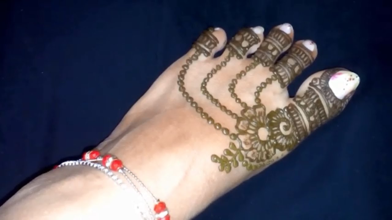 Beautiful Foot Mehndi Design 2019 Leg Henna Simple And Easy For