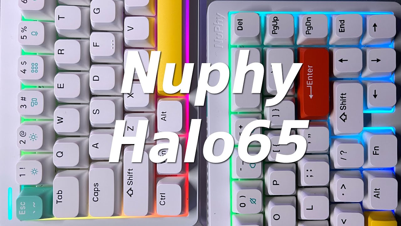 NuPhy Halo65直輸入！この音！この打鍵感！ - YouTube