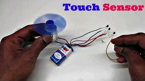 Touch Sensor - How to make a Simple Touch Sensor