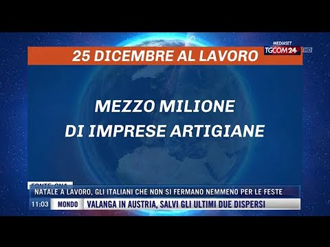 25 12 22 Lavoro Natale   TGCOM 24 TGCOM 24 2230