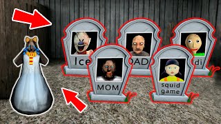 Granny vs Baldi vs R.I.P.  funny horror animation (60 min. of the most comedy animations)