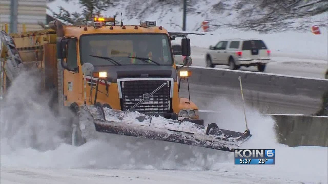 Road conditions in SW Portland YouTube