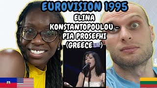 REACTION TO Elina Konstantopoulou - Pia prosefhi (Greece 🇬🇷 Eurovision 1995) | FIRST TIME WATCHING Resimi