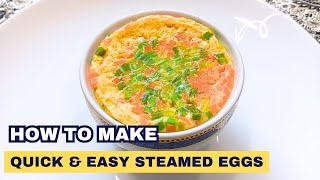 If you have eggs, TRY THIS!! | Soft Steamed Eggs | TUTORIAL IN 3 MINS! ( SUPER EASY! )