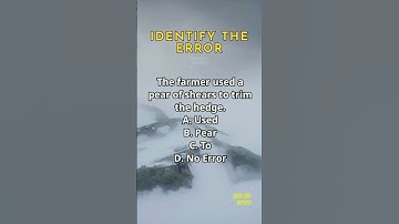 Identify The Error 72 #English #englishgrammar #englishlesson #englishlearning #quiz