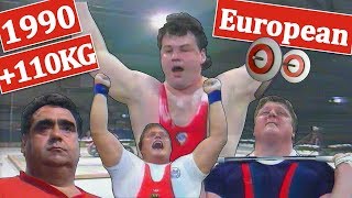 +110KG | 1990 | European Weightlifting Championships (Aalborg, Denmark)
