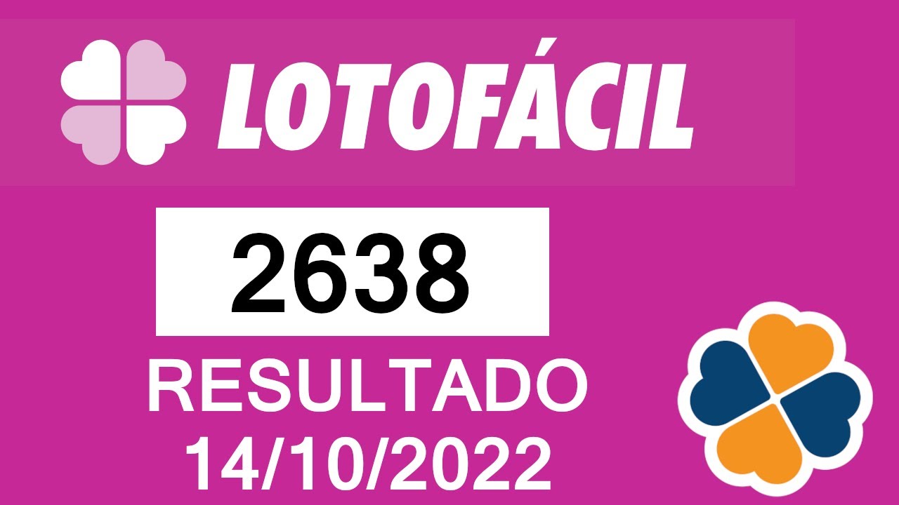 Lotofacil 2638 – Resultado da lotofácil de hoje