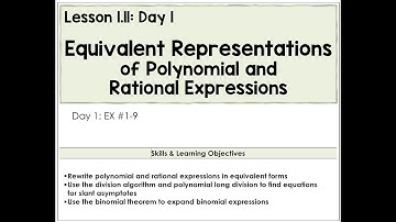 1.11-A Equivalent Representations Video