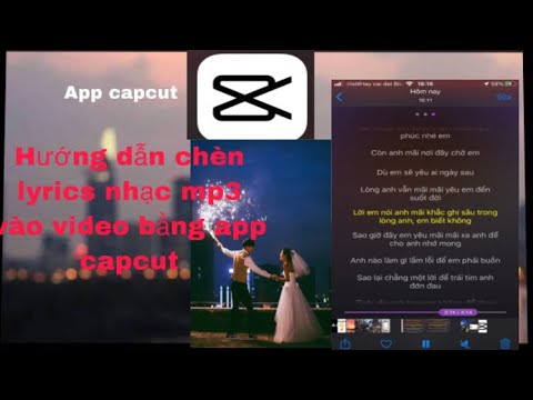 Hướng dẫn chèn lyrics zing mp3 vào video bằng app capcut